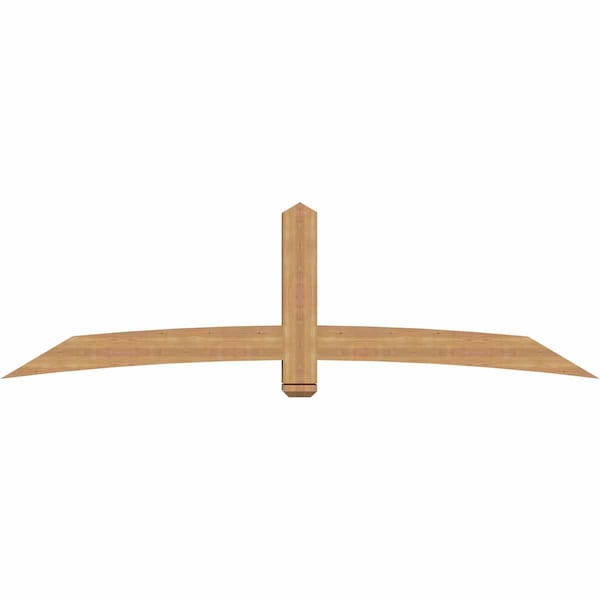Ekena Millwork Bellingham Timber Gable Bracket, Western Red Cedar, 96"W x 28"H x 5 1/2"D x 5 1/2"F, 7/12 Pitch GBW096X28X0606BEL00SWR - main